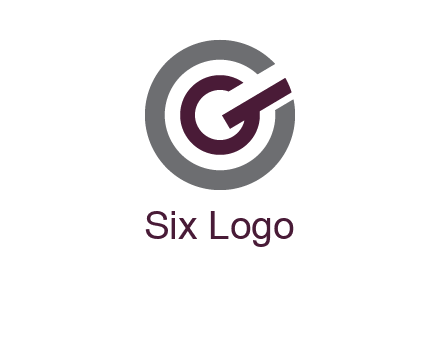 letter g inside the circle logo