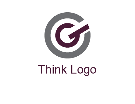 letter g inside the circle logo