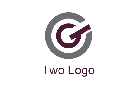 letter g inside the circle logo