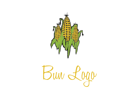 corn on cobs agriculture graphic