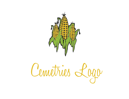 corn on cobs agriculture graphic