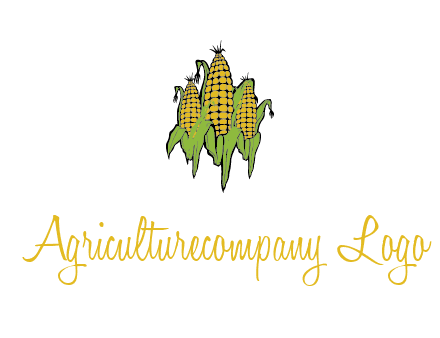 corn on cobs agriculture graphic
