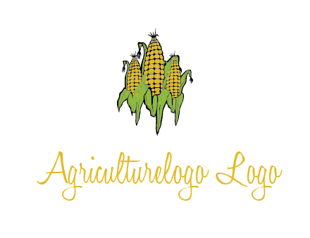 corn on cobs agriculture graphic