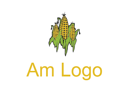 corn on cobs agriculture graphic