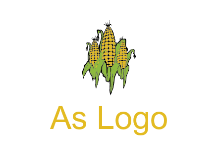 corn on cobs agriculture graphic