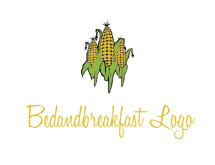 corn on cobs agriculture graphic