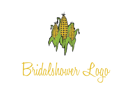 corn on cobs agriculture graphic
