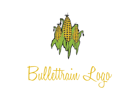 corn on cobs agriculture graphic