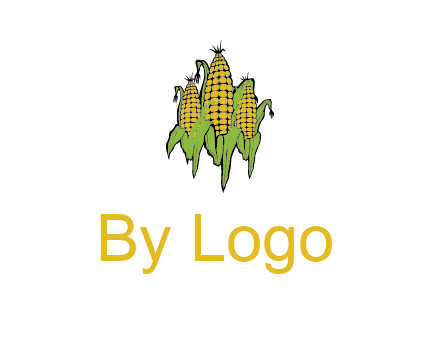 corn on cobs agriculture graphic