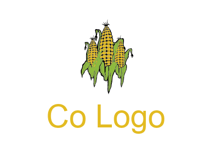 corn on cobs agriculture graphic