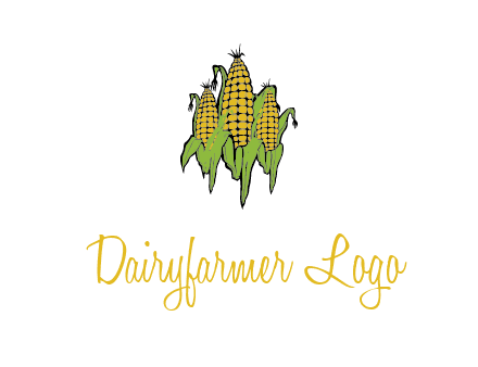 corn on cobs agriculture graphic