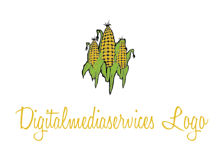 corn on cobs agriculture graphic