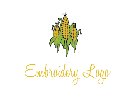 corn on cobs agriculture graphic