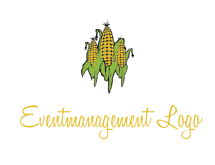 corn on cobs agriculture graphic
