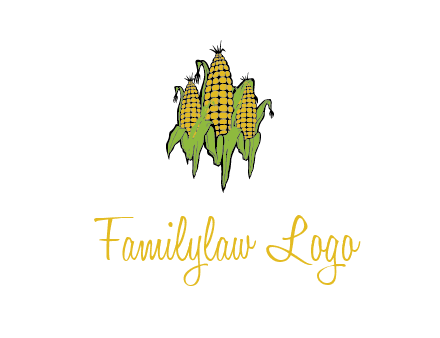 corn on cobs agriculture graphic