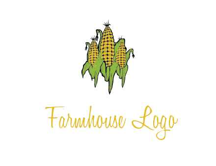 corn on cobs agriculture graphic
