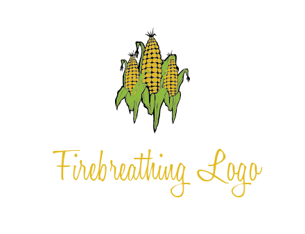 corn on cobs agriculture graphic