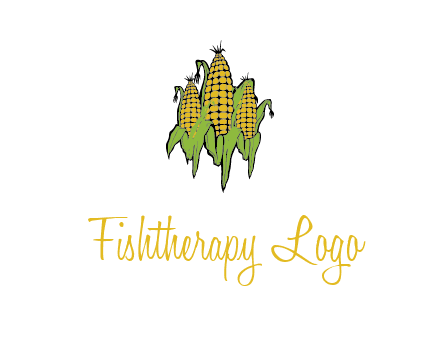 corn on cobs agriculture graphic