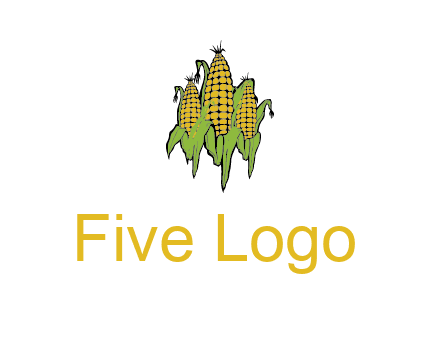 corn on cobs agriculture graphic