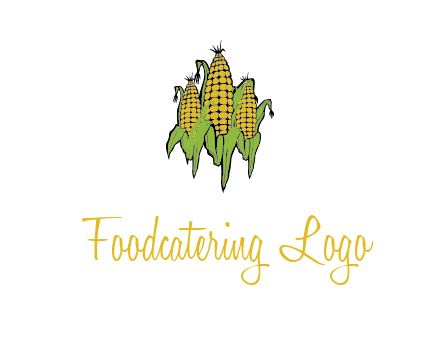 corn on cobs agriculture graphic
