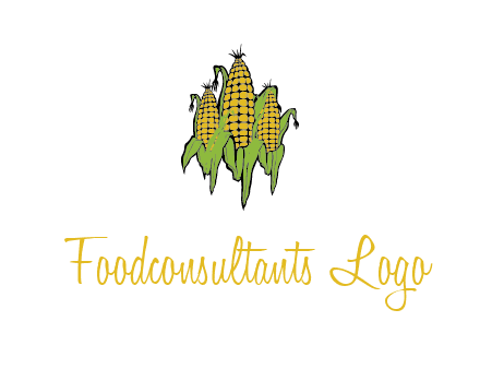 corn on cobs agriculture graphic