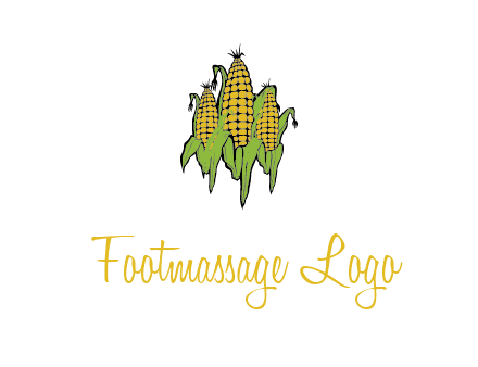 corn on cobs agriculture graphic