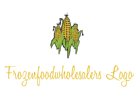 corn on cobs agriculture graphic