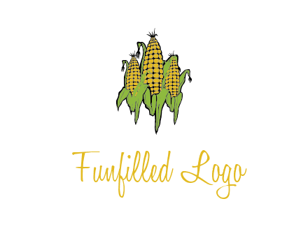 corn on cobs agriculture graphic