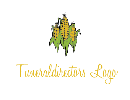corn on cobs agriculture graphic