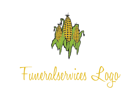 corn on cobs agriculture graphic