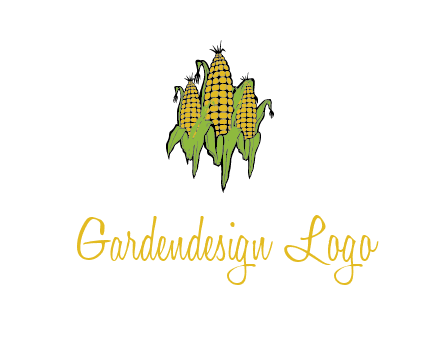 corn on cobs agriculture graphic