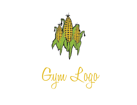 corn on cobs agriculture graphic