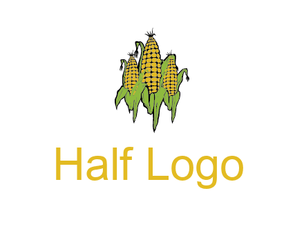 corn on cobs agriculture graphic