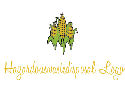 corn on cobs agriculture graphic