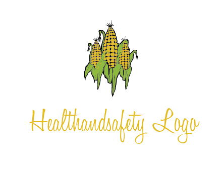 corn on cobs agriculture graphic