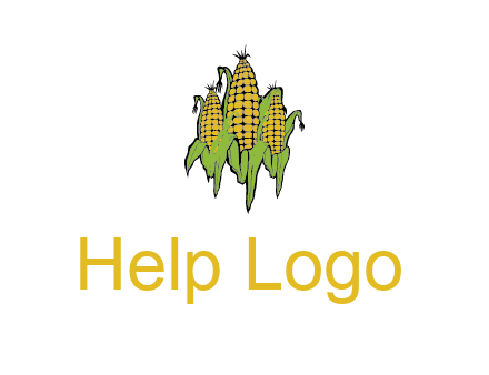 corn on cobs agriculture graphic