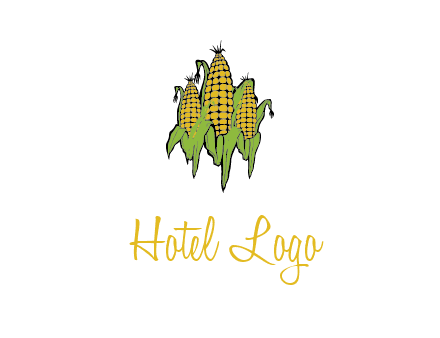 corn on cobs agriculture graphic