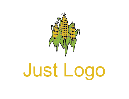 corn on cobs agriculture graphic
