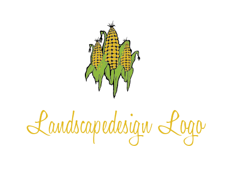 corn on cobs agriculture graphic