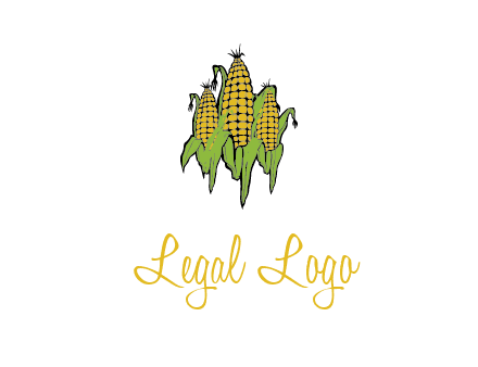 corn on cobs agriculture graphic
