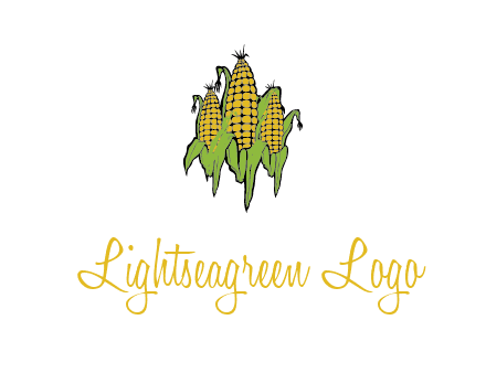 corn on cobs agriculture graphic