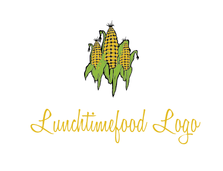 corn on cobs agriculture graphic