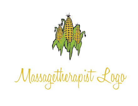 corn on cobs agriculture graphic