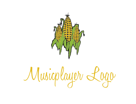 corn on cobs agriculture graphic