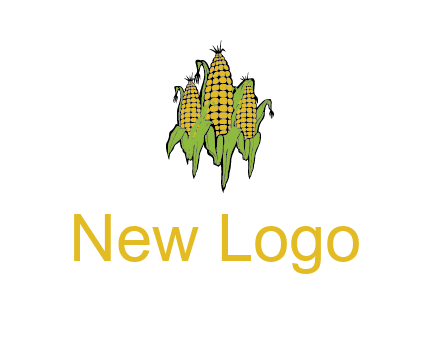 corn on cobs agriculture graphic