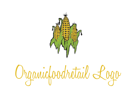 corn on cobs agriculture graphic