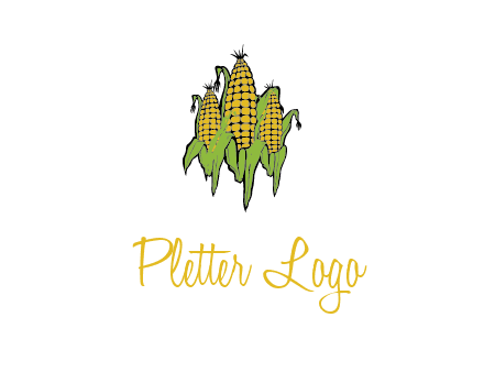 corn on cobs agriculture graphic