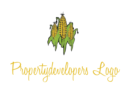 corn on cobs agriculture graphic