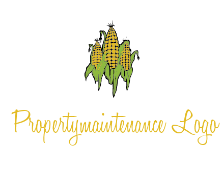 corn on cobs agriculture graphic