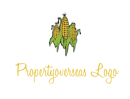 corn on cobs agriculture graphic
